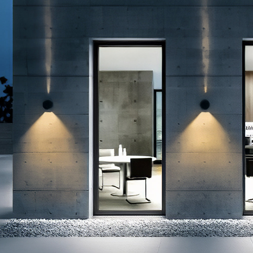 LumoNest GlobeLight | Außenwandleuchte Modern | IP65 Wetterfest | Warmweißes LED-Licht