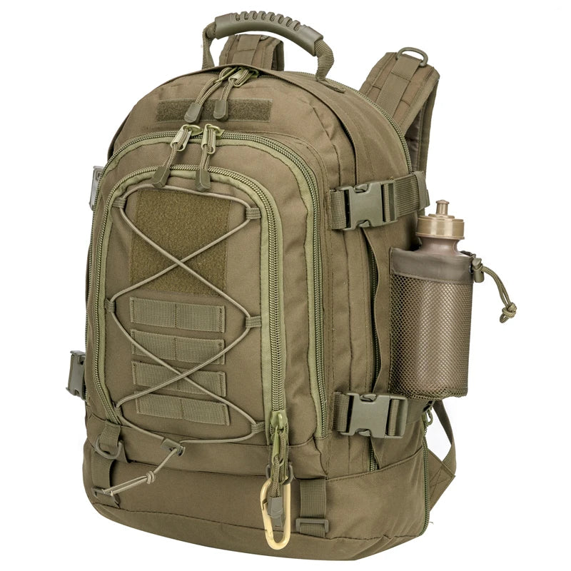 TrekForce 65L Taktischer Rucksack | Ergonomisch & Wetterfest | Für Abenteuer & Outdoor