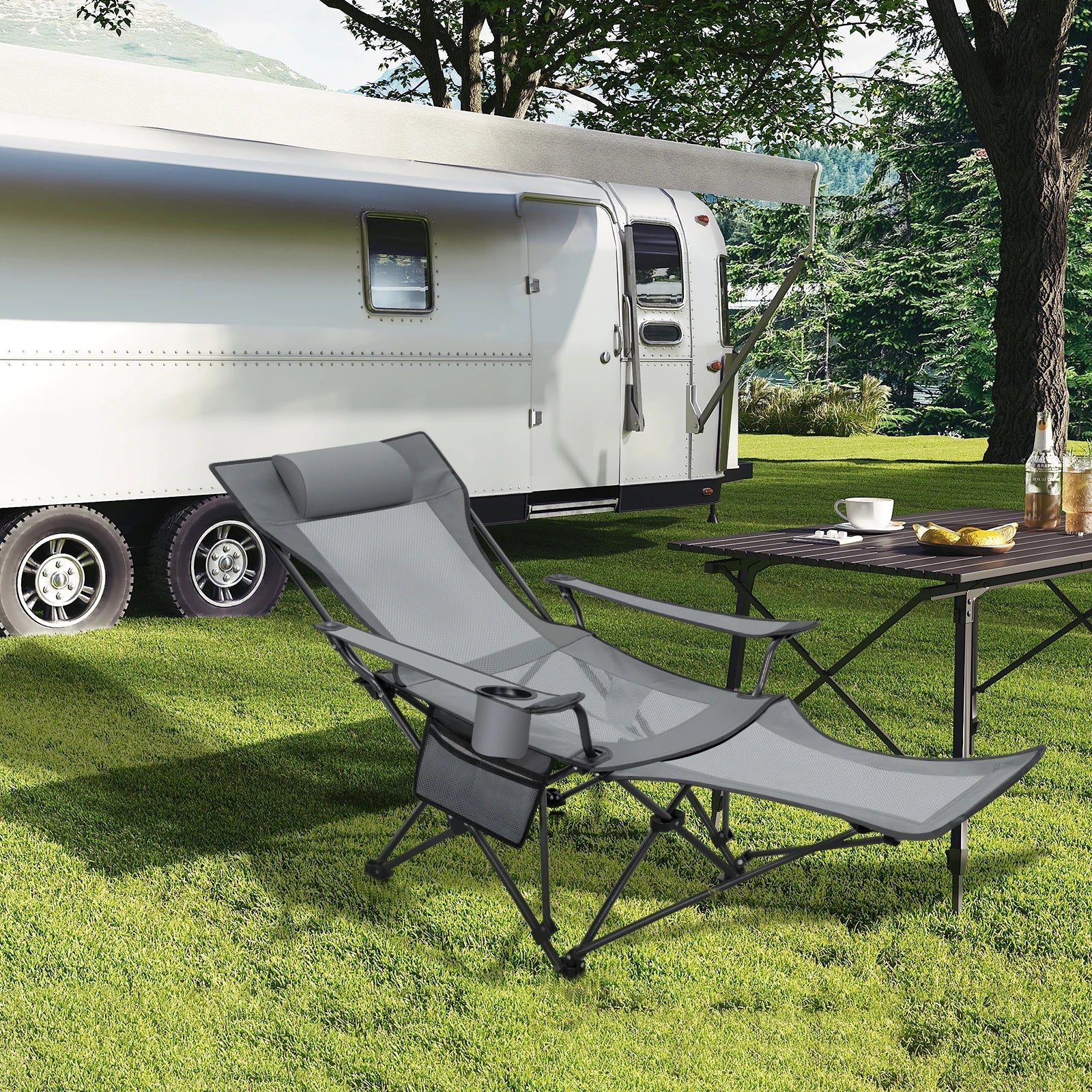 RelaxMaster Campingstuhl | 4-in-1 Funktion | Ultraleicht & Wetterfest | Belastbar bis 150kg