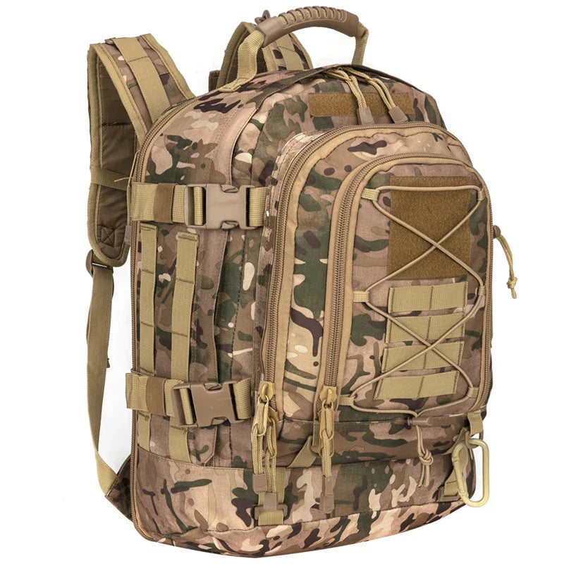 TrekForce 65L Taktischer Rucksack | Ergonomisch & Wetterfest | Für Abenteuer & Outdoor