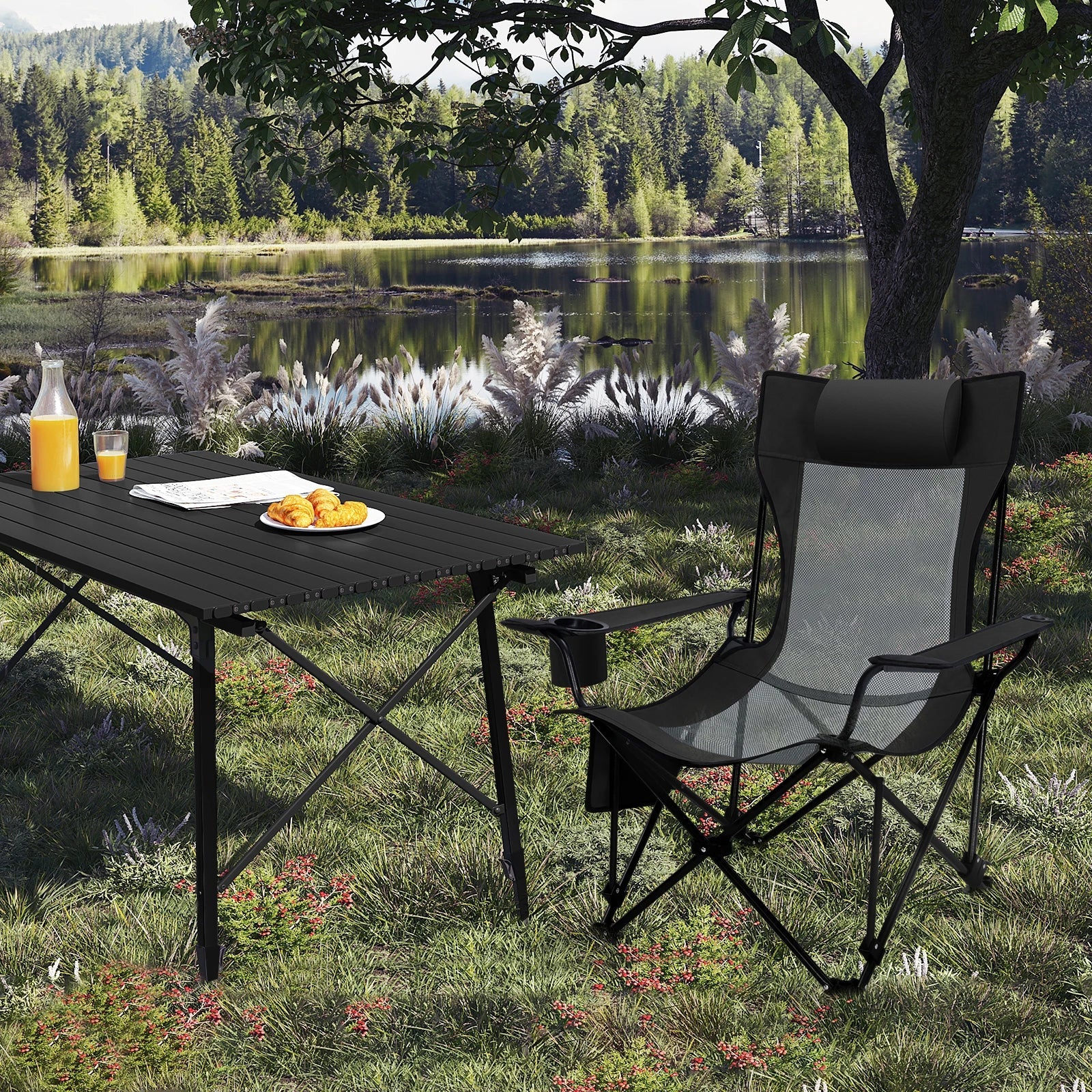 RelaxMaster Campingstuhl | 4-in-1 Funktion | Ultraleicht & Wetterfest | Belastbar bis 150kg