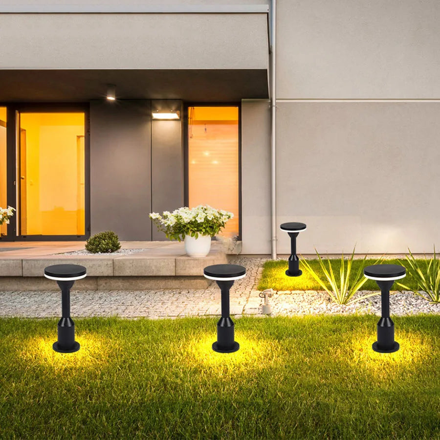 LumoPole LED Pollerleuchte | Aluminium & Wetterfest | 12W SMD LED | Modernes Design | Für Garten & Zufahrt