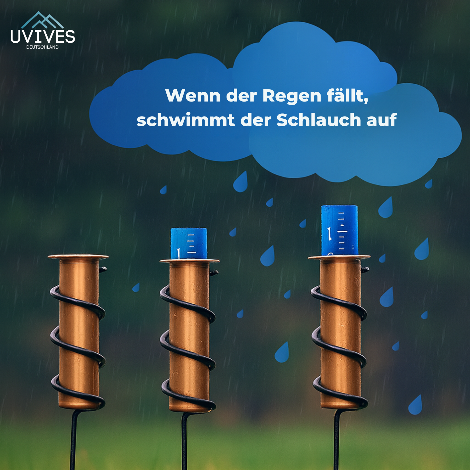 AquaCopper – Regen messen mit antikem Charme!