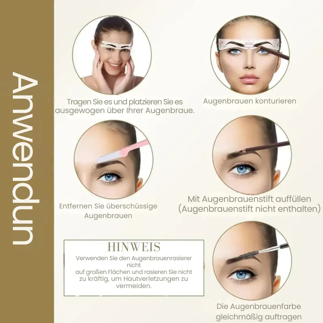 GlamBrow – Symmetrische Augenbrauen in Sekunden!