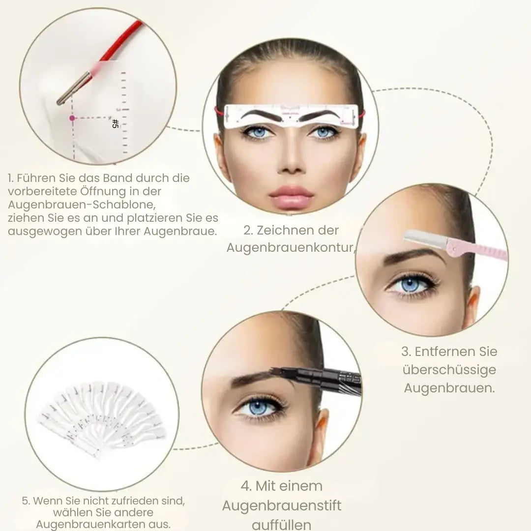 GlamBrow – Symmetrische Augenbrauen in Sekunden!