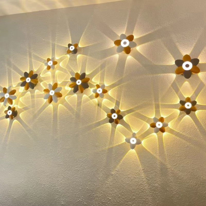 LumaFlora | LED Flower Wall Light | Stilvolles Design | Energiesparend | Für Außenbereich