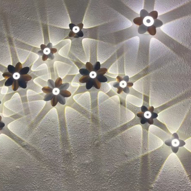 LumaFlora | LED Flower Wall Light | Stilvolles Design | Energiesparend | Für Außenbereich