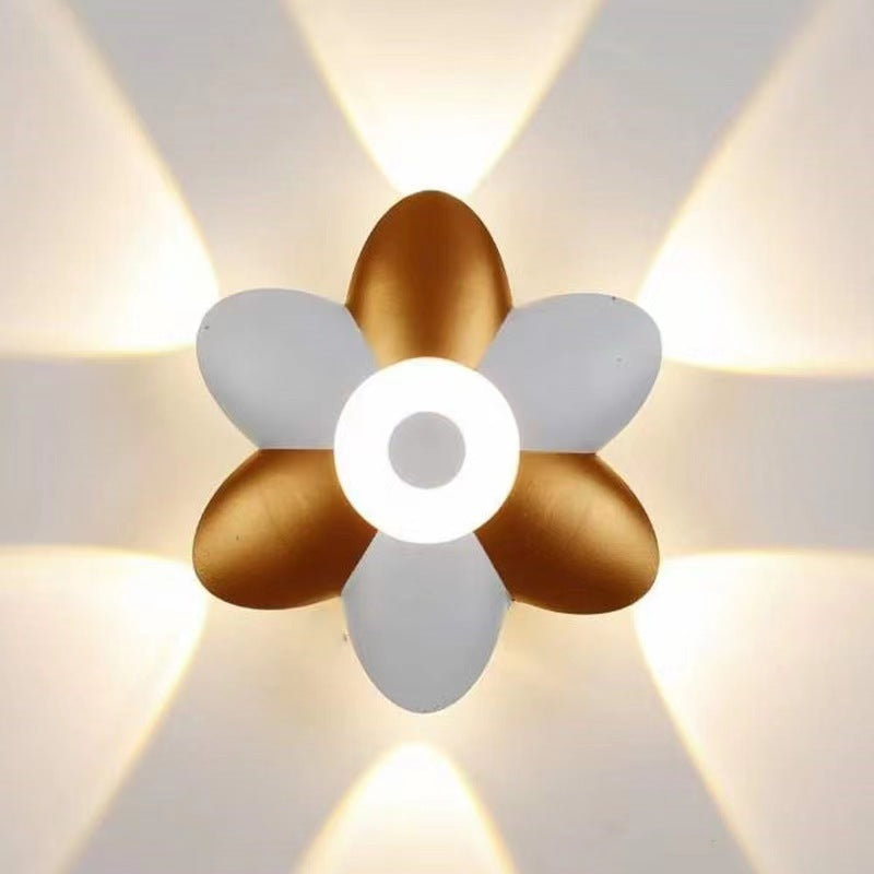 LumaFlora | LED Flower Wall Light | Stilvolles Design | Energiesparend | Für Außenbereich