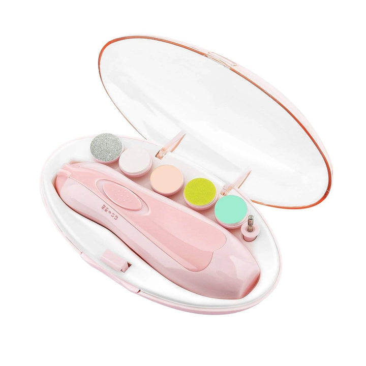 CareCut Pro | Sicheres Nagelpflege-Set für Babys & Erwachsene | Flüsterleise & Mitwachsend | Inklusive LED-Licht