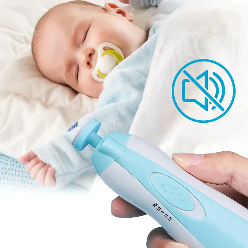 CareCut Pro | Sicheres Nagelpflege-Set für Babys & Erwachsene | Flüsterleise & Mitwachsend | Inklusive LED-Licht