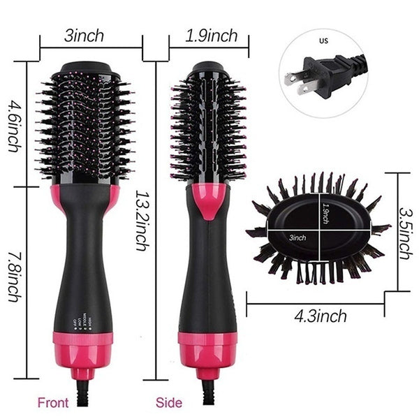 StylePro | 3-in-1 Heißluftbürste | Trocknen, Glätten & Volumen | Ionen-Technologie gegen Frizz