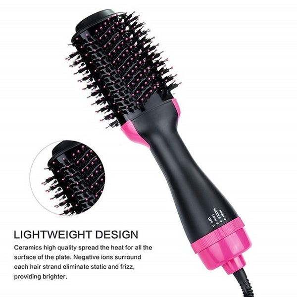 StylePro | 3-in-1 Heißluftbürste | Trocknen, Glätten & Volumen | Ionen-Technologie gegen Frizz