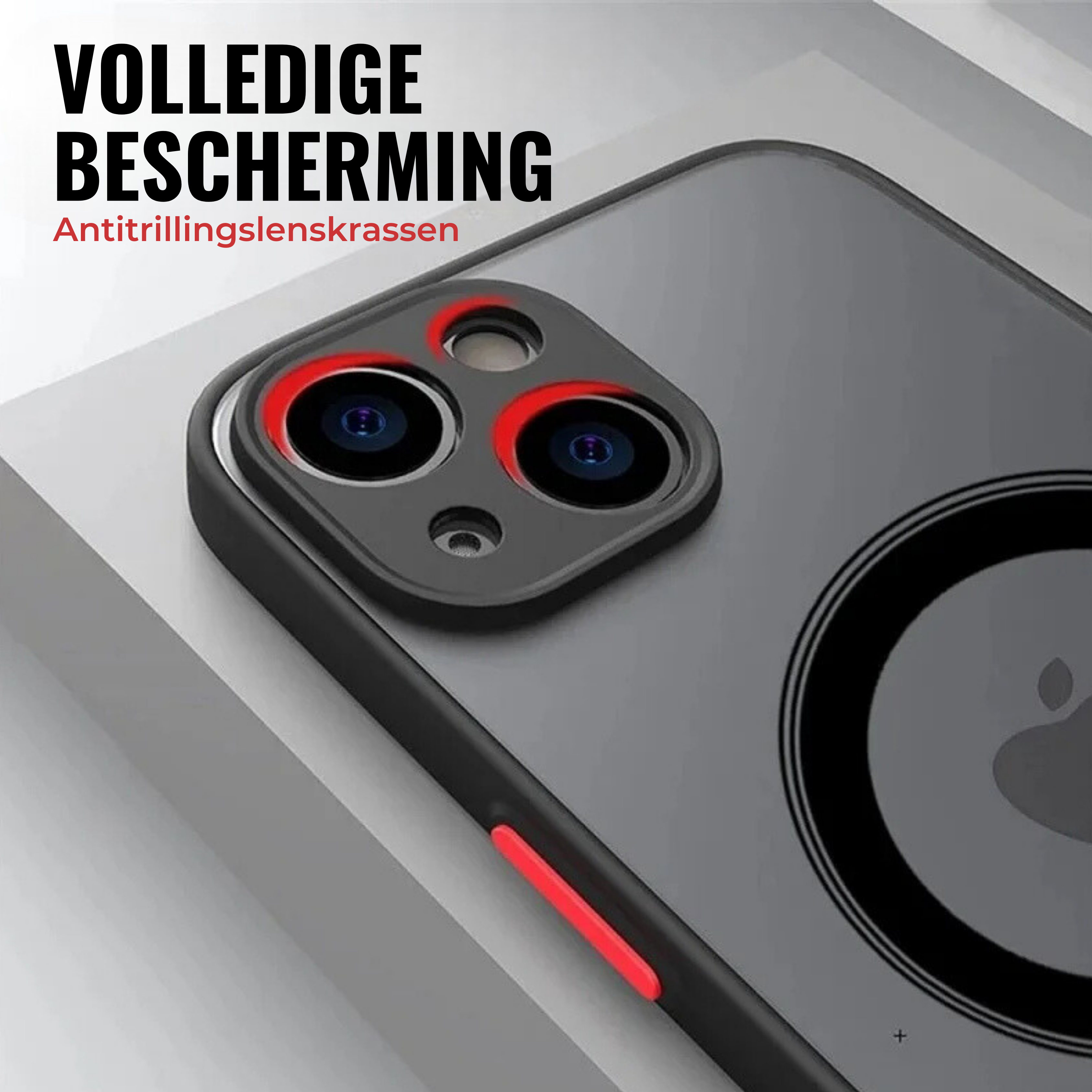 Shieldino MagSafe Hülle | Stoßfest & Ultradünn | Kompatibel mit Zubehör | Silikon-Kunststoff Mix