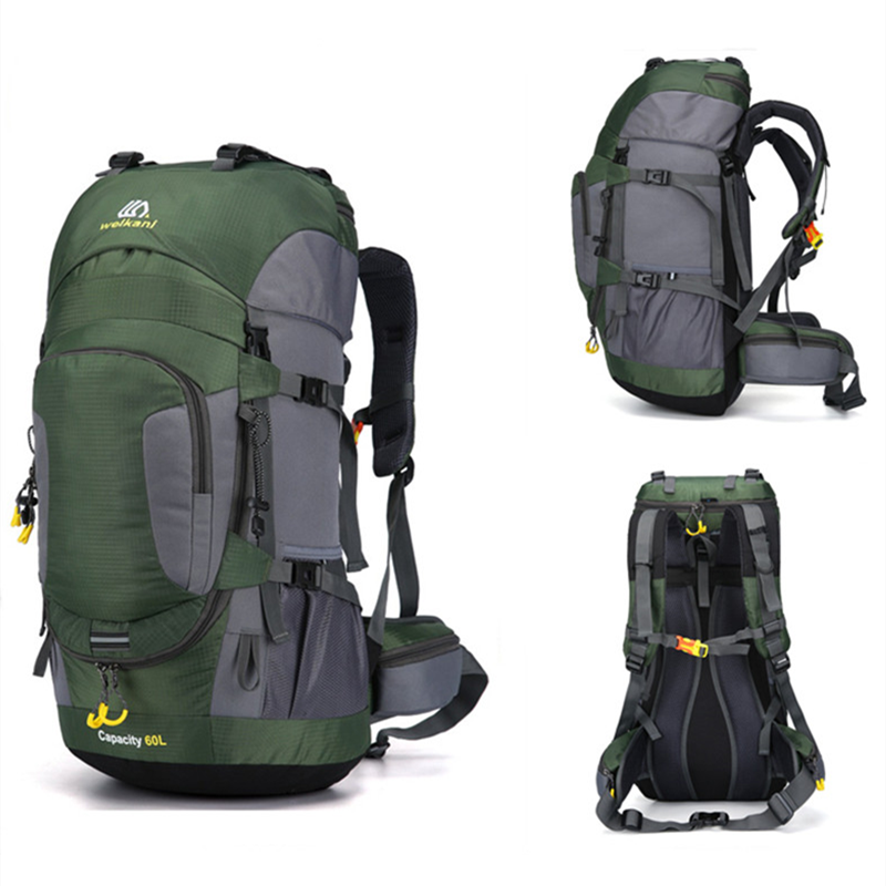 DryVenture 60L | Wasserdichter Outdoor-Rucksack | 60L Volumen | Komfortable Polsterung