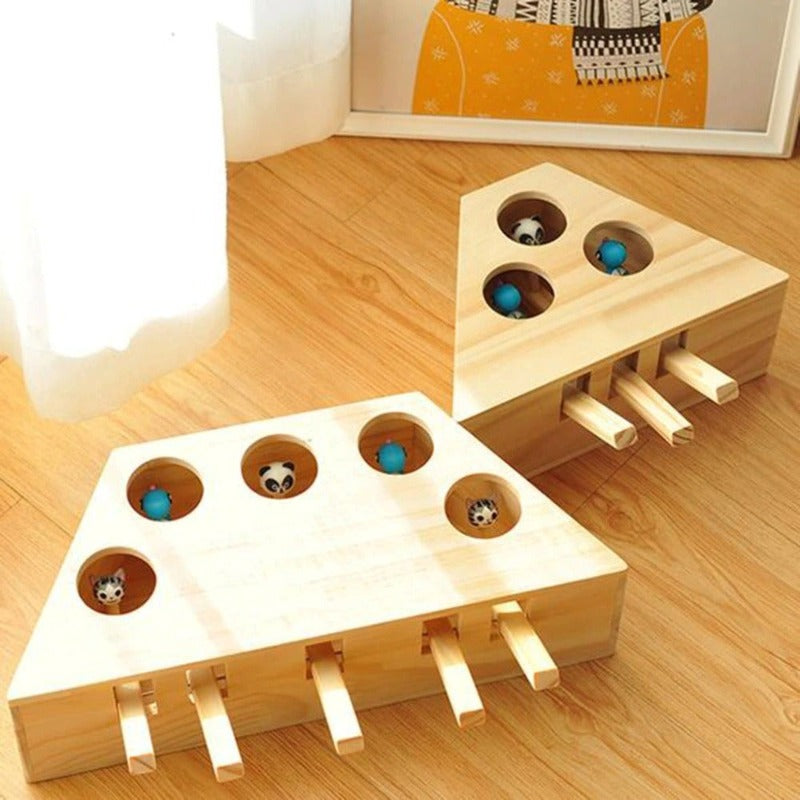 PawFun Wood – Endloser Spielspaß für glückliche Katzen!