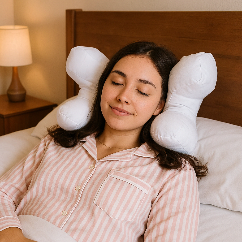 Lumavelle Gesichtskissen | Anti-Falten & Hautschutz | Ergonomisch & Pflegefreundlich | Satinbezug inklusive | Für Schönheit im Schlaf