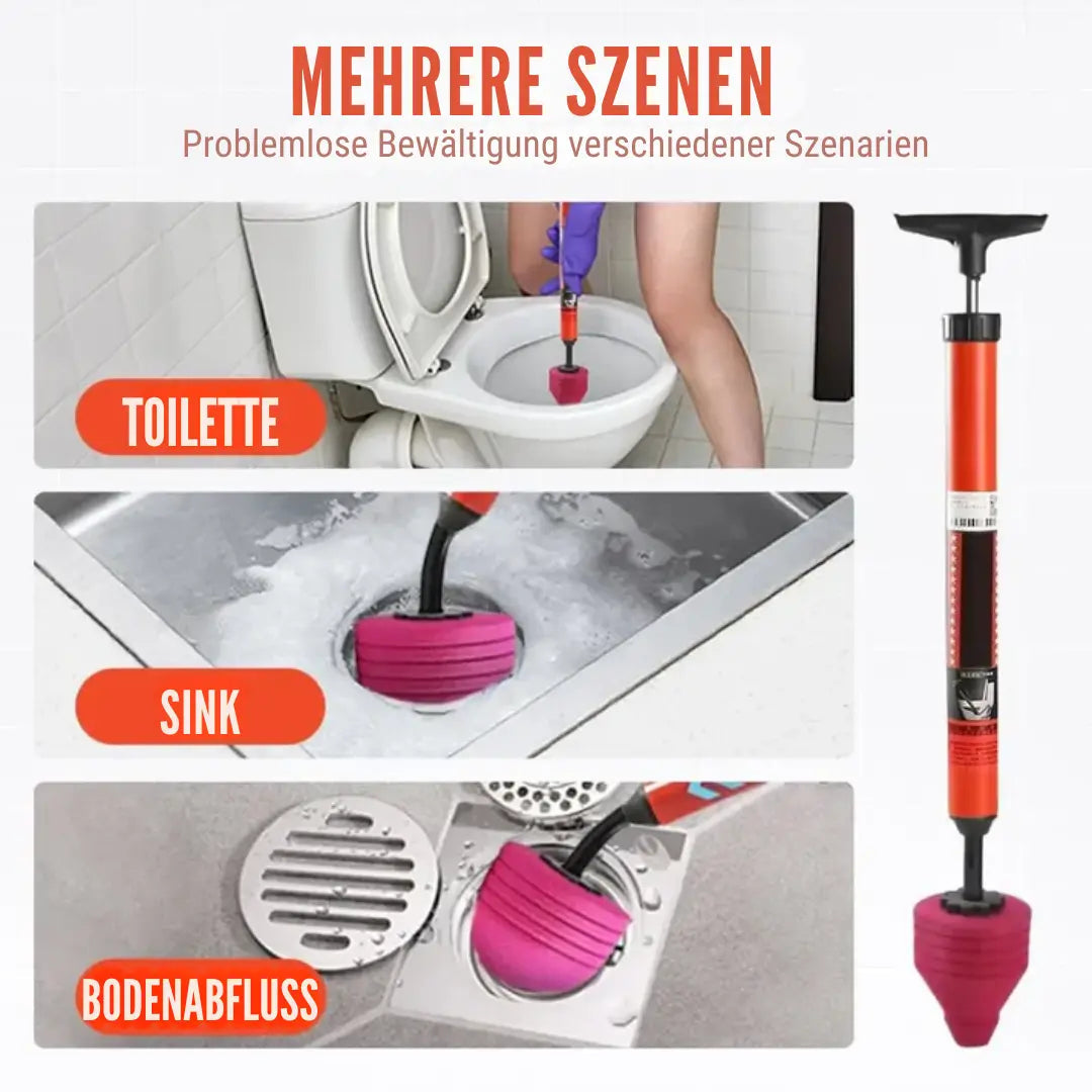 PowerDrain Pro – Verstopfungen in Sekunden beseitigt!