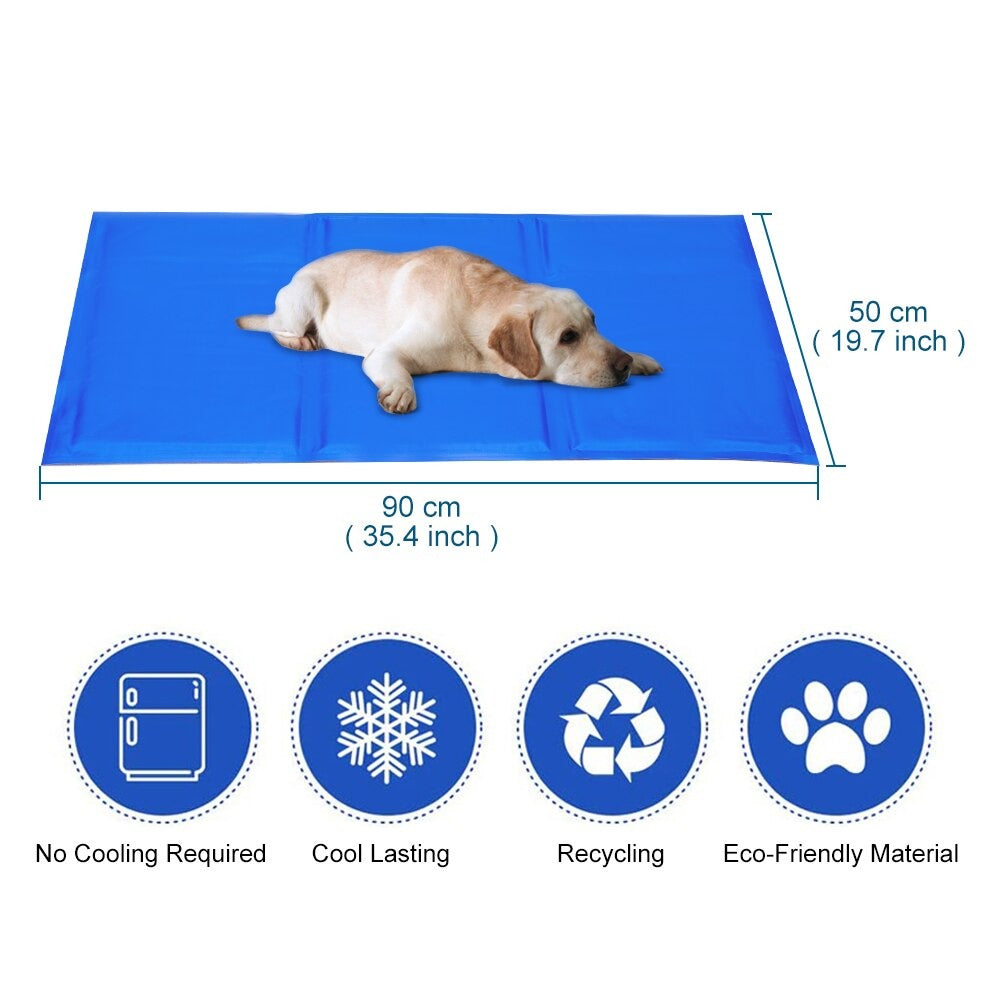 ChilloPet GelMat | Selbstkühlende Matte für Hunde & Katzen | Stromlos & faltbar | Ideal für Sommer & Gelenkschmerzen
