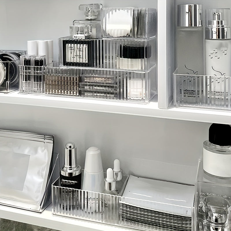 AcryLuxe | Mehrschichtiger Make-up Organizer | Transparent & Elegant | Geräumige Schubladen | Stilvoll & Robust