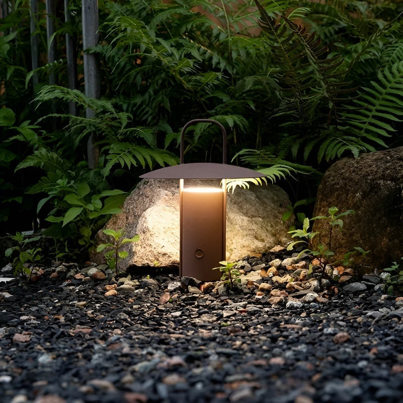 Glowora | LED-Außenleuchte | Kabellos, wiederaufladbar & wetterfest | Garten, Terrasse & Balkon