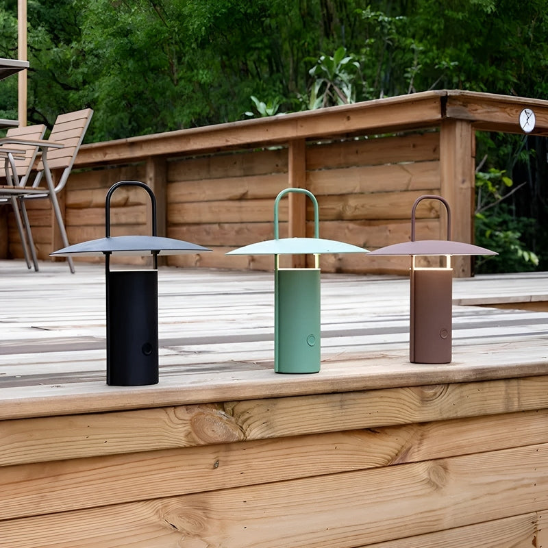 Glowora | LED-Außenleuchte | Kabellos, wiederaufladbar & wetterfest | Garten, Terrasse & Balkon