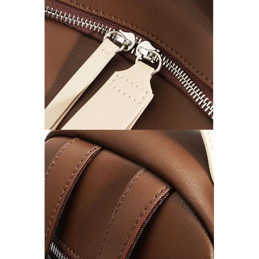 Elysara Damen Rucksack | Handgefertigt aus Veganleder | Elegantes Design & Vielseitig | In 4 Farben