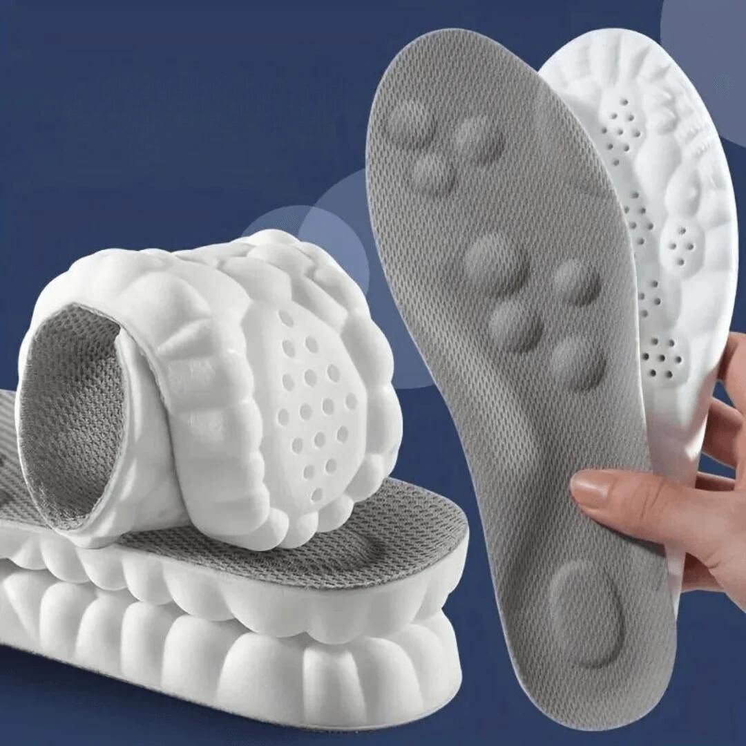 FlexiRelief 4D Einlegesohlen | Schmerzlinderung | Fußunterstützung | Für Arbeit & Freizeit