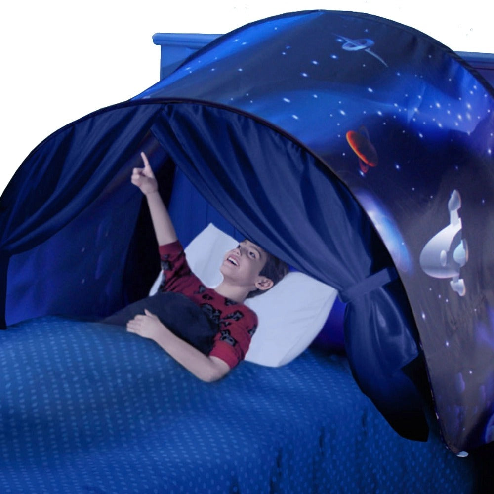 LunaNest Zelt | Kinderbettzelt | Fantasievolle Designs | Fördert Erholsamen Schlaf