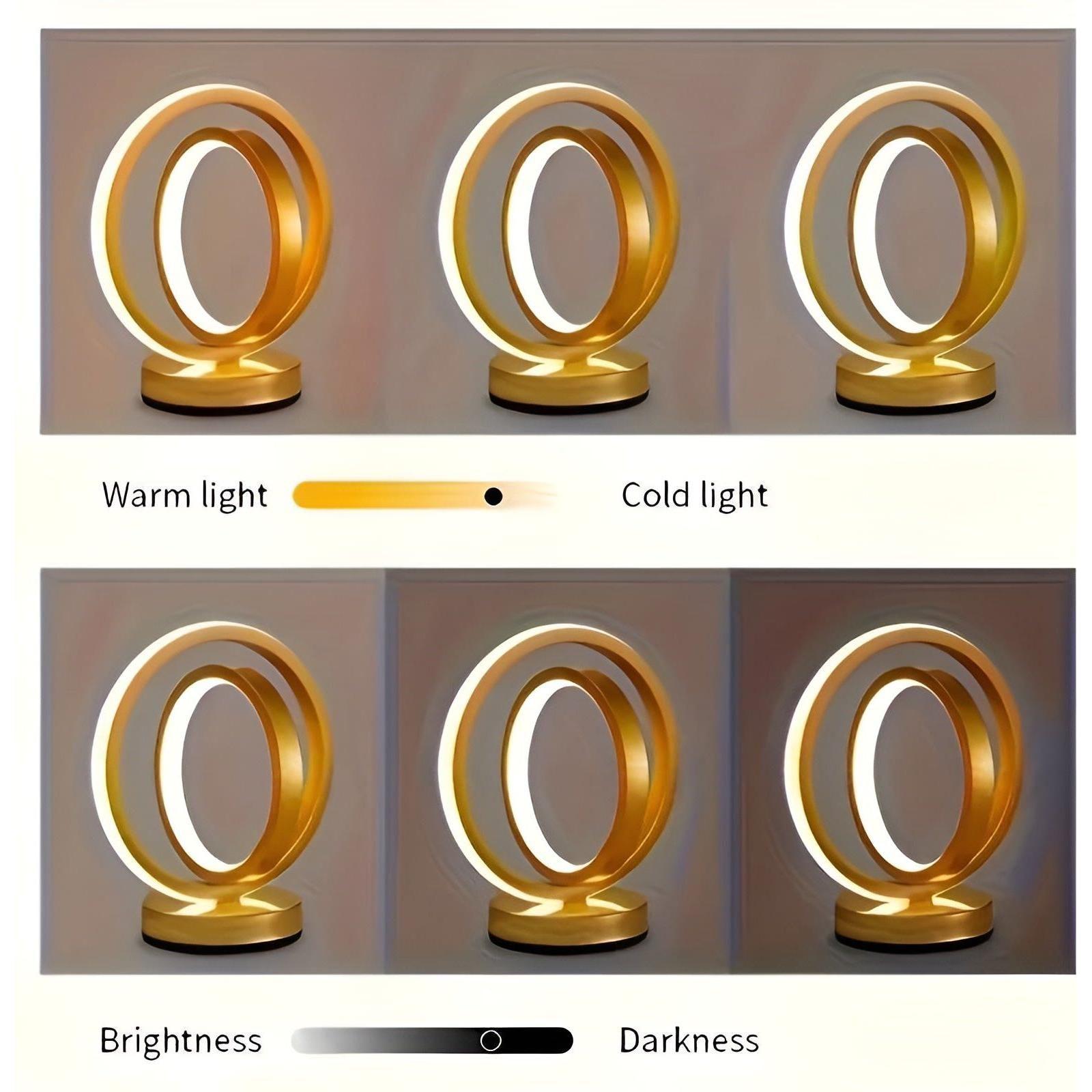 LumoDesk LED Tischlampe | Stufenlos dimmbar & USB-betrieben | Modernes Metall-Design | Für Büro, Schlafzimmer & Wohnzimmer