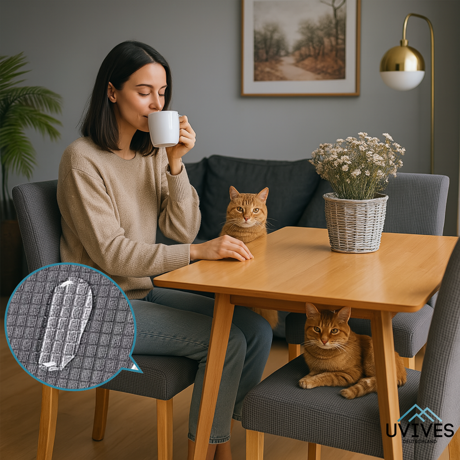 1+1 GRATIS | EasyChair - Premium Stretch Stuhlhussen [Letzter Tag Rabatt]