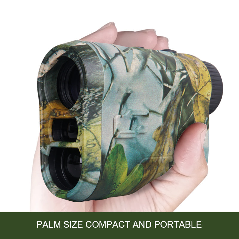 HawkSight | Laser-Entfernungsmesser bis 1000 m | USB-aufladbar, stoßfest & camouflagedesign | Für Jagd, Sport, Outdoor & Naturbeobachtung