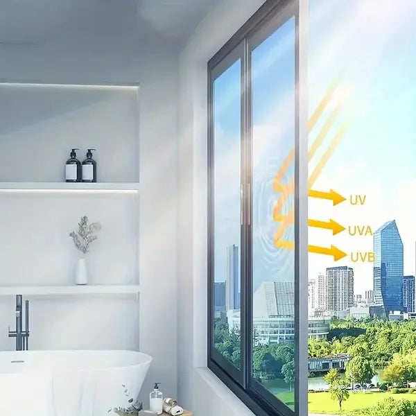 1+1 GRATIS | VistaGuard™ – Selbstklebende Spiegelfolie für Sichtschutz & UV-Schutz