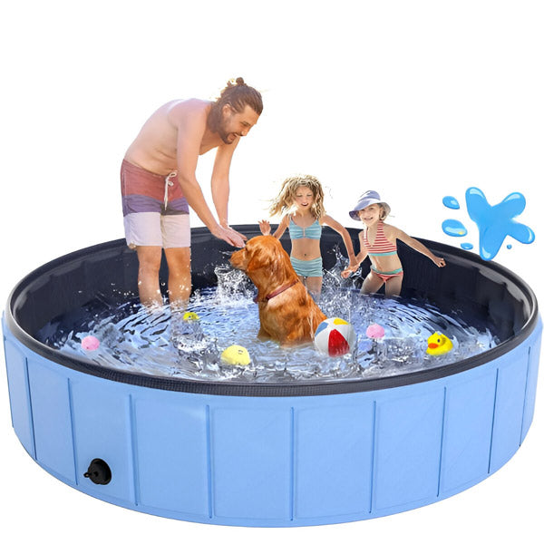 FoldiPool – Die faltbare Pool-Oase für Haustiere & Kinder!