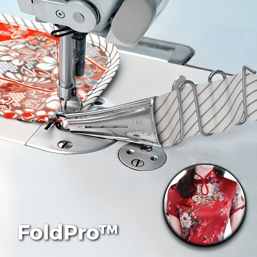 1+1 GRATIS | FoldPro™ - Nähmaschinenbindende Kurvenrandfalzmaschine [Letzter Tag Rabatt]