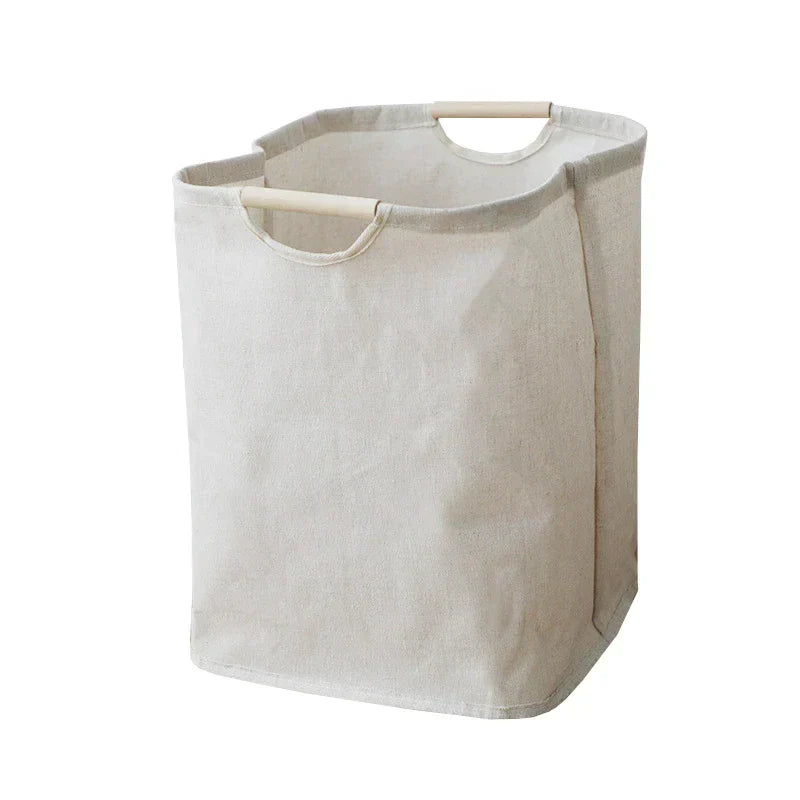 EcoZen Faltkorb | Minimalistisches Design | Faltbar & Umweltfreundlich | Baumwoll-Leinen