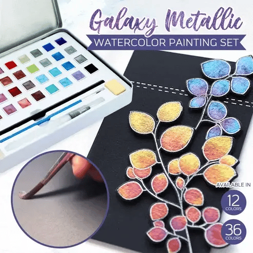CreativeMetallic - 36 Farbsätze - Metallic-Aquarell-Farben [Letzter Tag Rabatt]