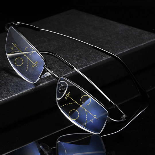 VisionFlex Gleitsichtbrille | Intelligente Anpassung | Blaufilter & UV-Schutz