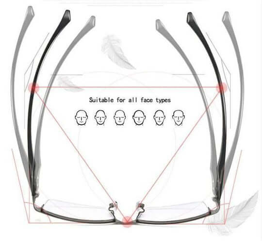 VisionFlex Gleitsichtbrille | Intelligente Anpassung | Blaufilter & UV-Schutz