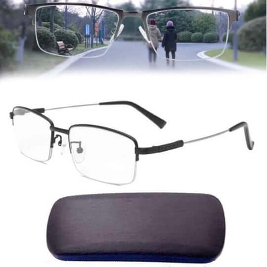 VisionFlex Gleitsichtbrille | Intelligente Anpassung | Blaufilter & UV-Schutz