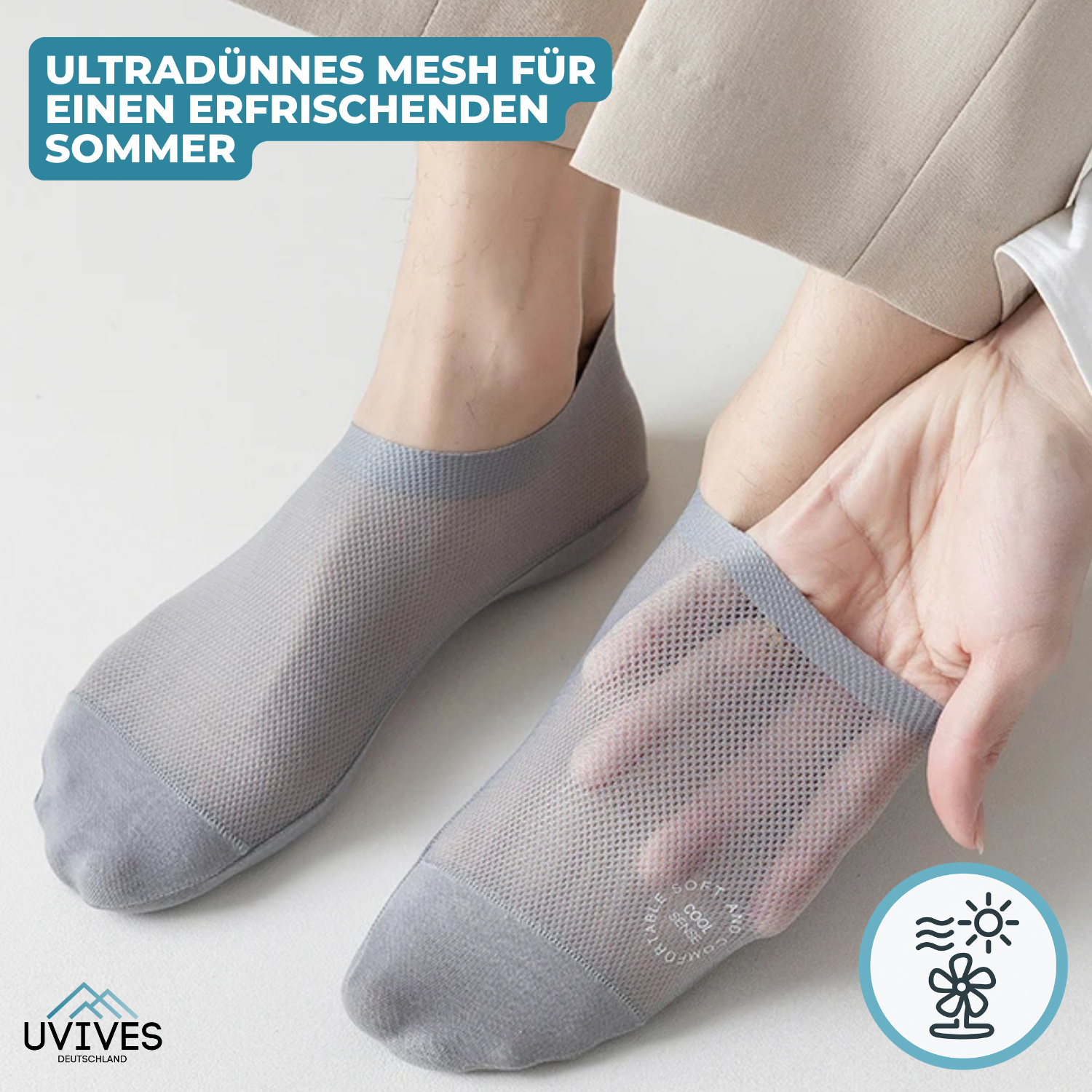 3+3 GRATIS | BareGrip – Unsichtbare Socken, die wirklich halten