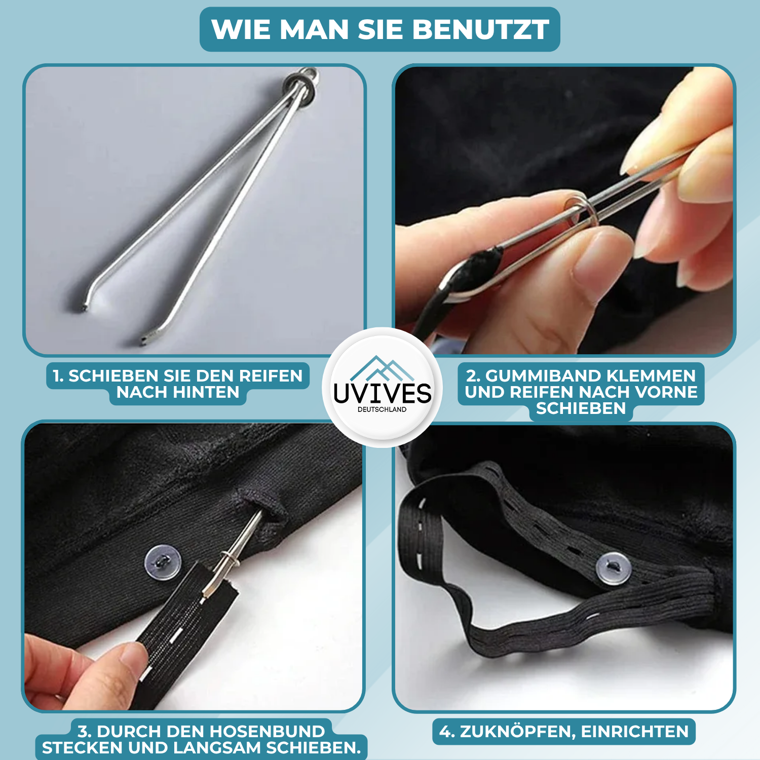 2+1 GRATIS | EasyCord Clip – Schluss mit Kordel-Frust in nur 30 Sekunden