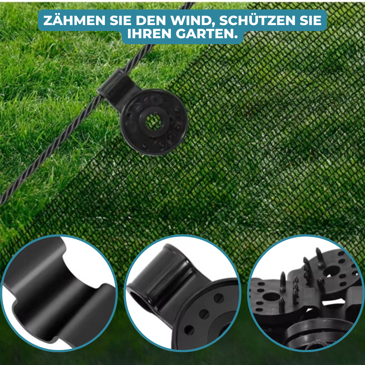 20+20 GRATIS | ShadeClips – Die einfache Lösung zur sicheren Befestigung von Schattiernetzen