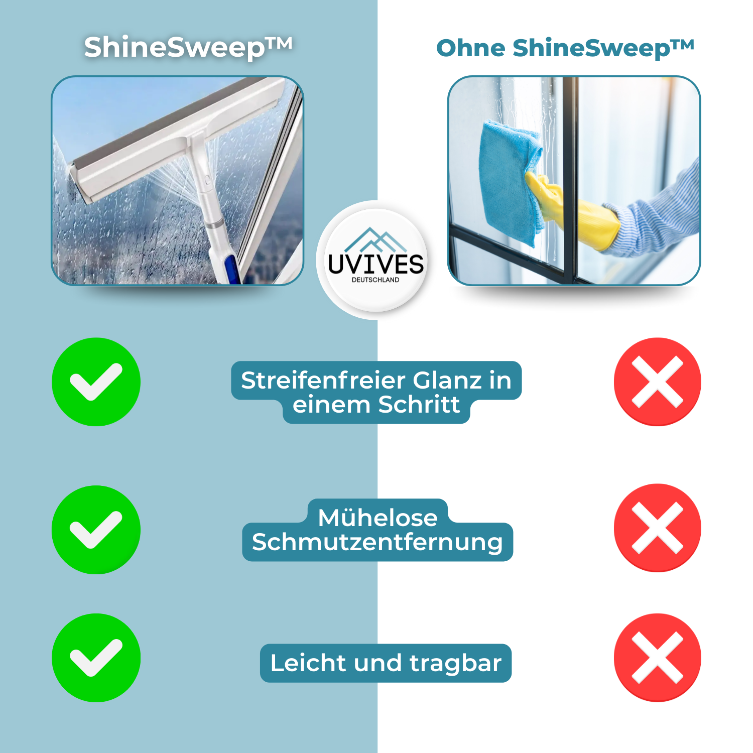 ShineSweep – Streifenfrei bis zur letzten Ecke!