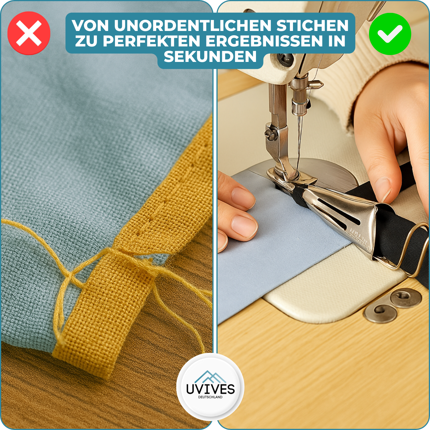 TailorEdge™ - Kantenfalter für Nähmaschinen