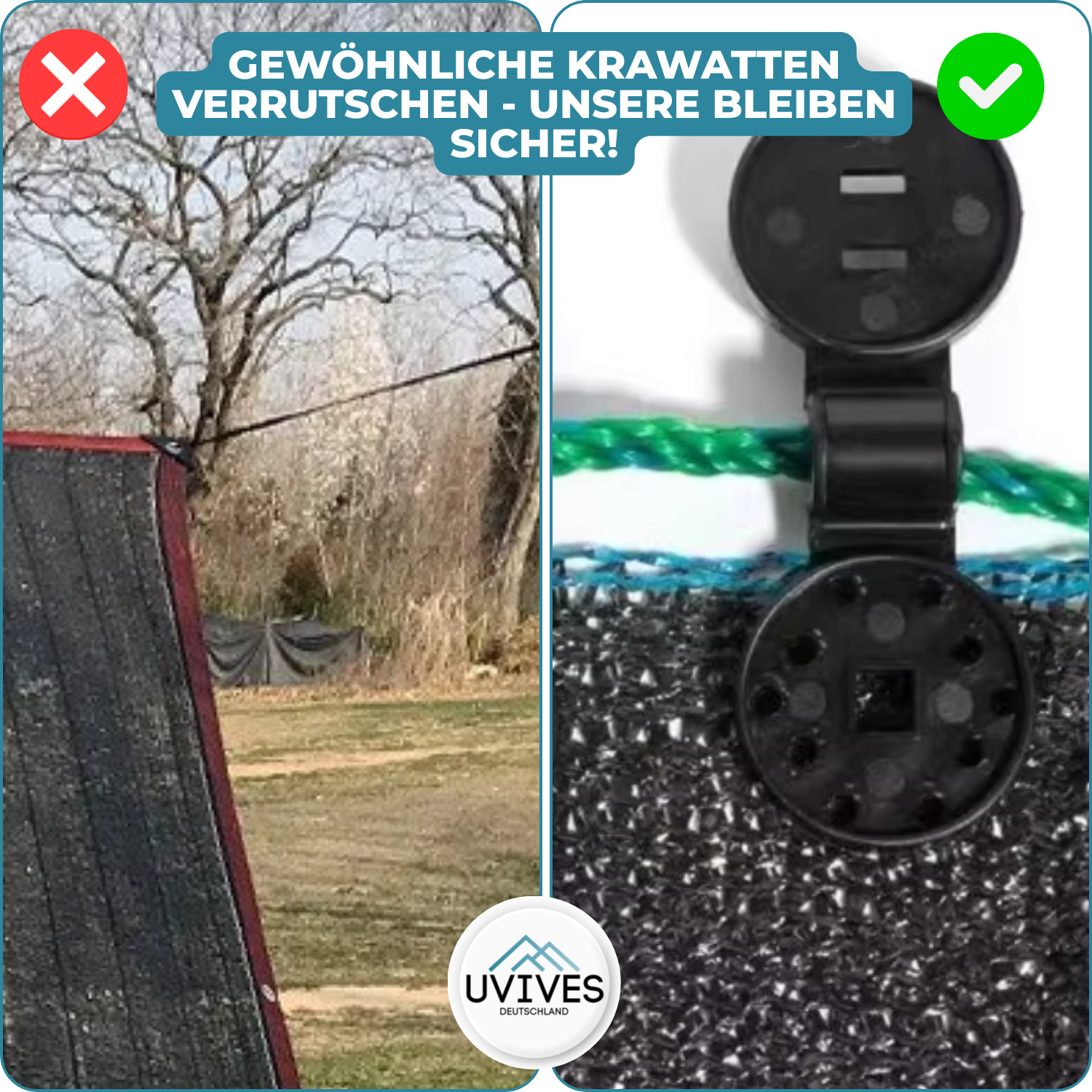 20+20 GRATIS | ShadeClips – Die einfache Lösung zur sicheren Befestigung von Schattiernetzen