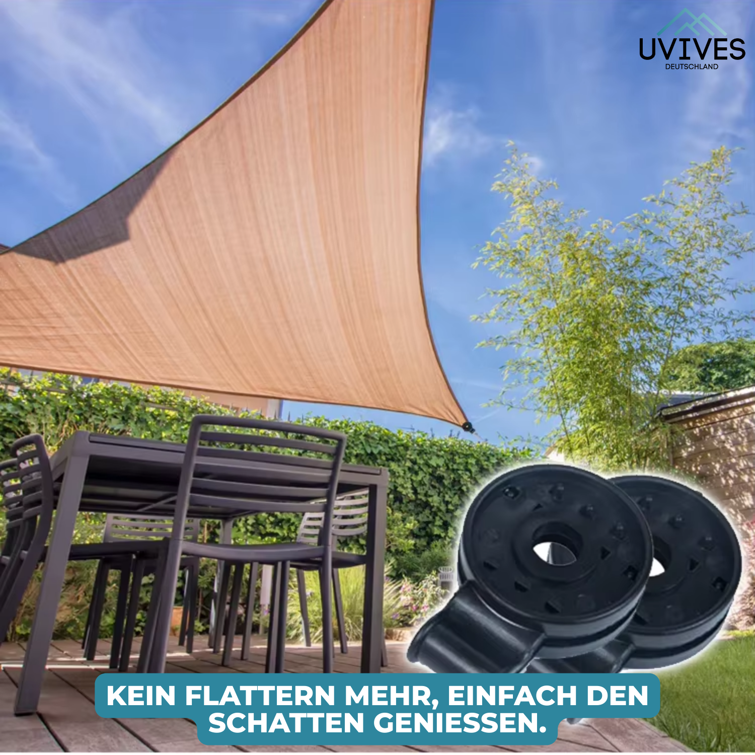 20+20 GRATIS | ShadeClips – Die einfache Lösung zur sicheren Befestigung von Schattiernetzen