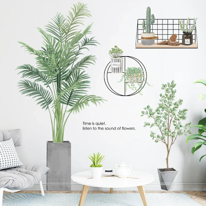 Nordleaf Design | Skandi Wandtattoo | Rückstandsfrei & Wiederverwendbar | PVC-Folie