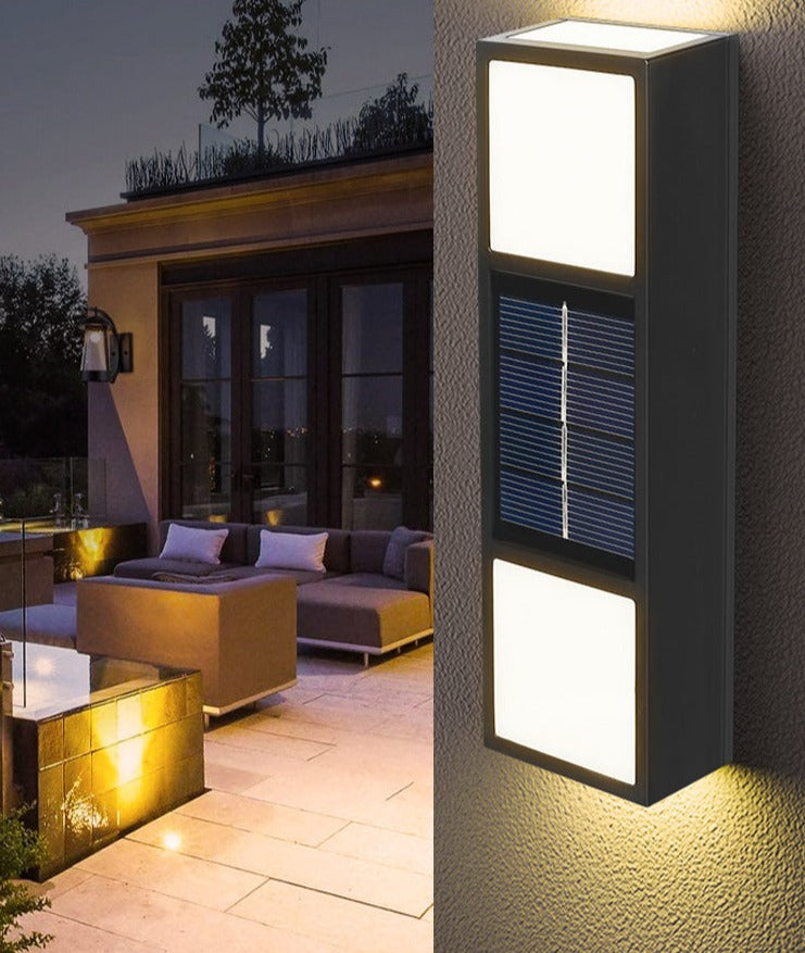 LumaFlex SolarLamp | Solarbetriebene Solarlampe | Wechselbares Licht | Wetterfest