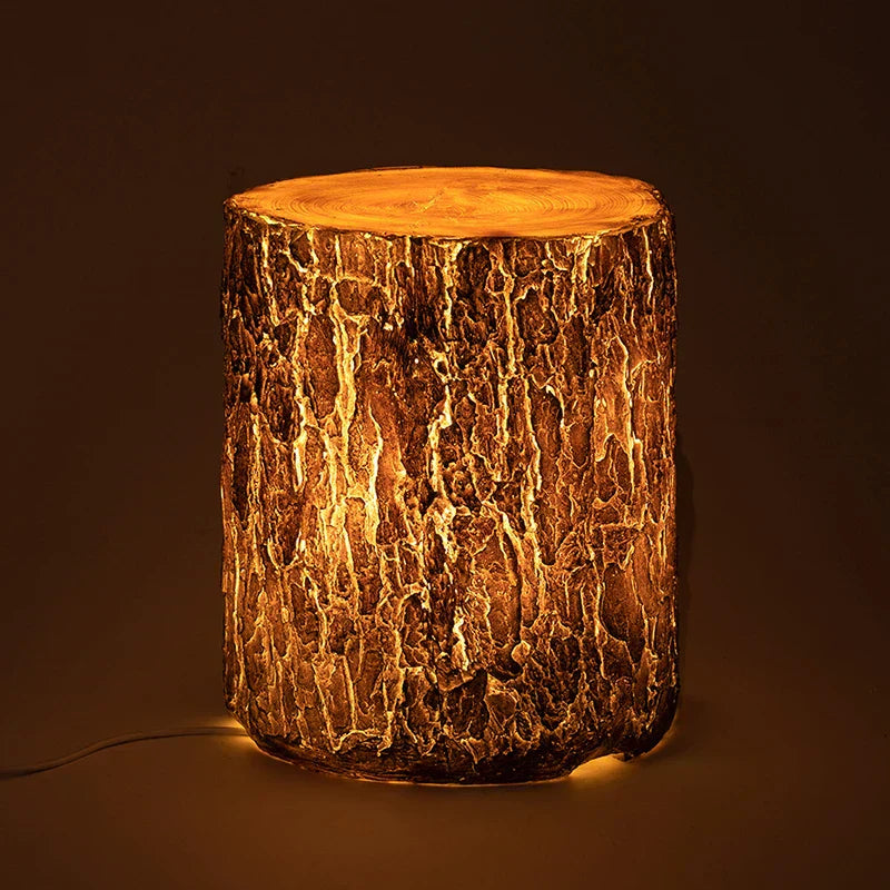 EcoTrunk | LED-Leuchte in Baumstumpf-Optik | Langlebig, energiesparend & wählbare Lichtfarben | Garten, Terrasse & Einfahrten