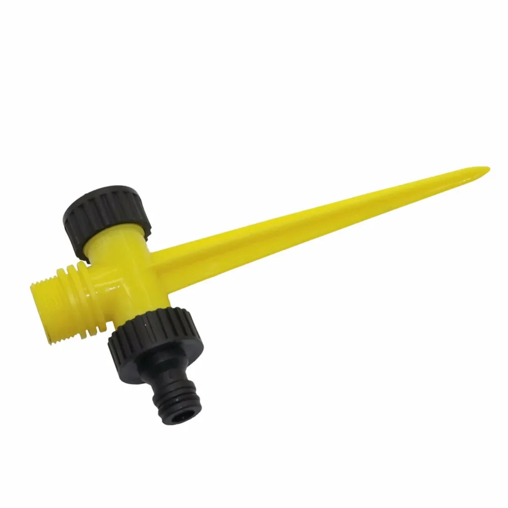 AquaRay | Schlaghebel-Sprinkler | 360° Rotation & Einstellbarer Wasserstrahl | Perfekt für Garten & Landwirtschaft